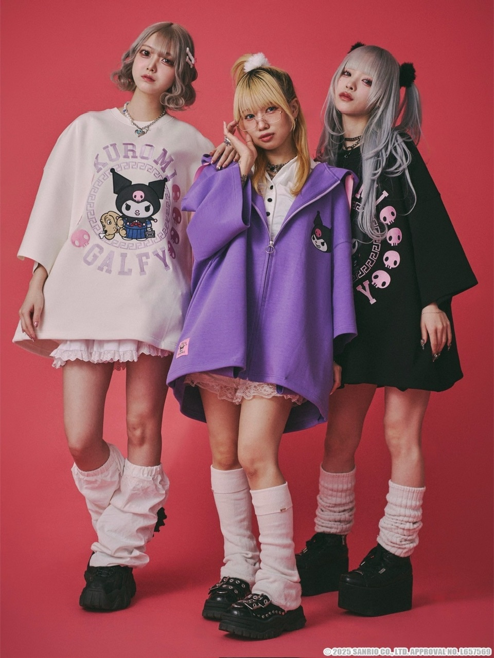 【GALFY×KUROMI】みんな大好きボンディングBIG TEE　