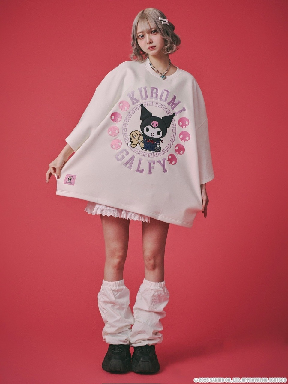 【GALFY×KUROMI】みんな大好きボンディングBIG TEE　