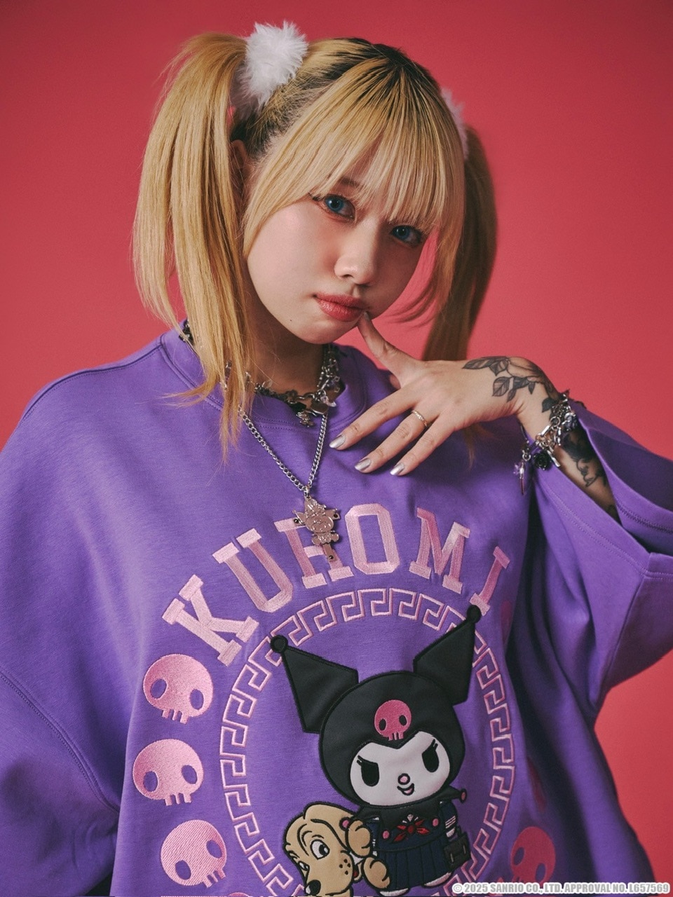 【GALFY×KUROMI】みんな大好きボンディングBIG TEE　