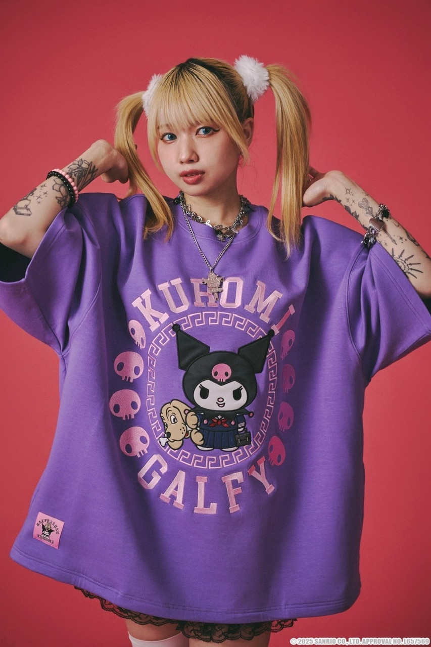 【GALFY×KUROMI】みんな大好きボンディングBIG TEE　