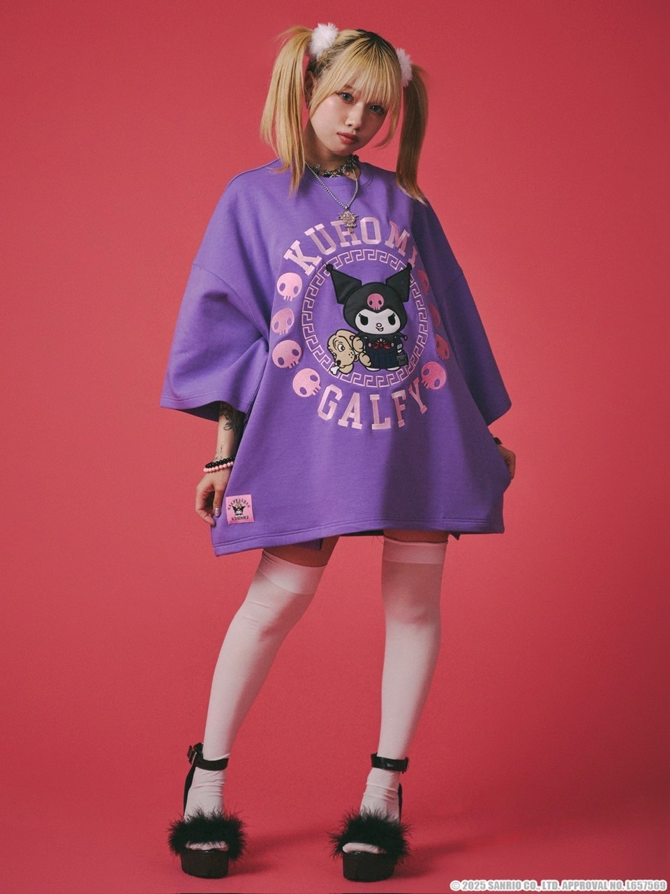 GALFY×KUROMI】みんな大好きボンディングBIG TEE | OUR BRAND,GALFY