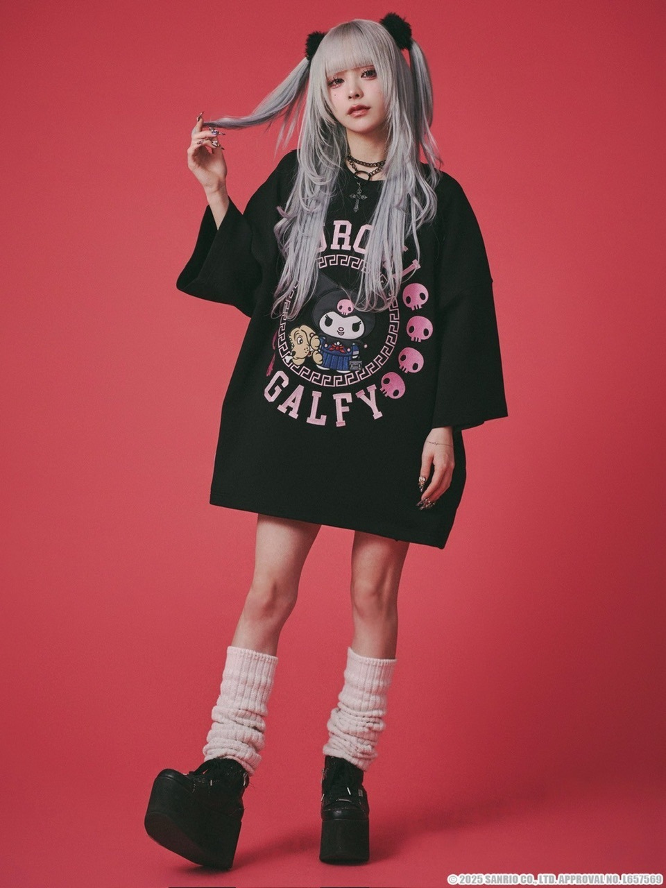 【GALFY×KUROMI】みんな大好きボンディングBIG TEE　