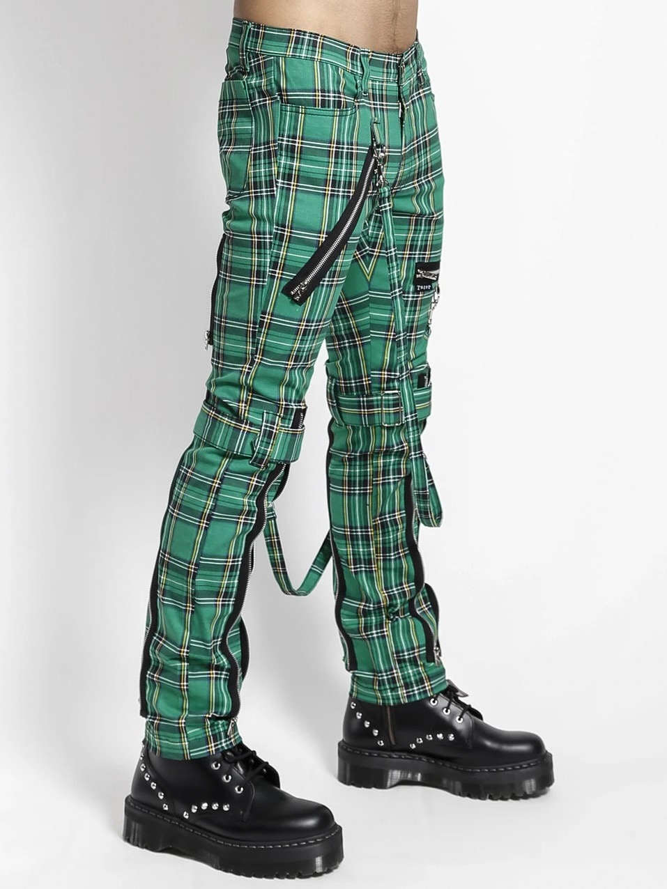 【TRIPP NYC】PLAID BONDAGE PANT [IS267MP]