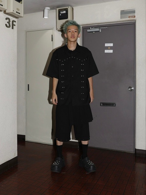 【ESC STUDIO】24SS★ skirt layered snap pants ESC STUDIO】24SS☆ skirt layered snap pants (ESC STUDIO
