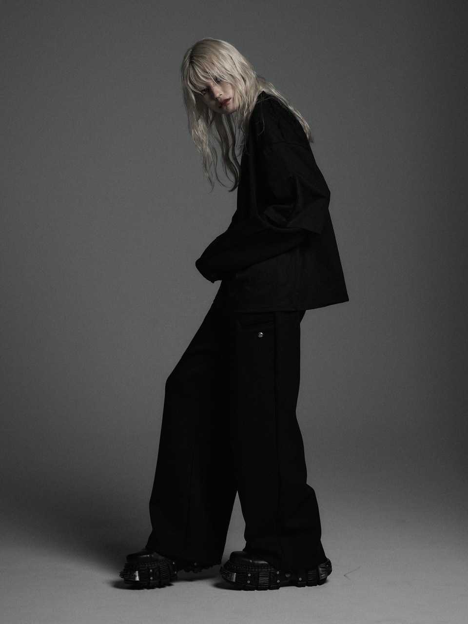 Rosen Kreuz】the taste“V” LAYERED LONG SLEEVES | OUR BRAND,Rosen