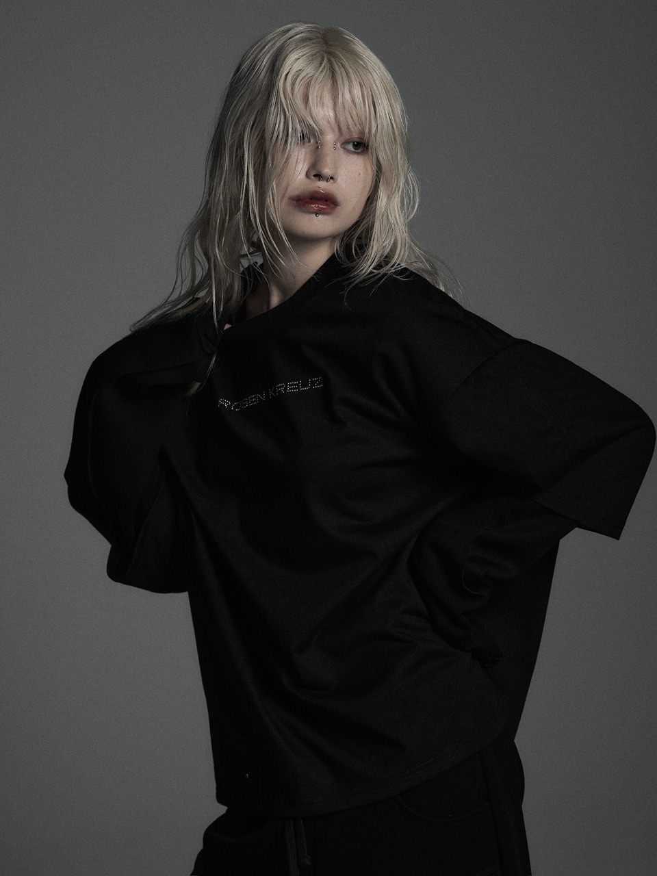 Rosen Kreuz】the taste“V” LAYERED LONG SLEEVES | OUR BRAND,Rosen