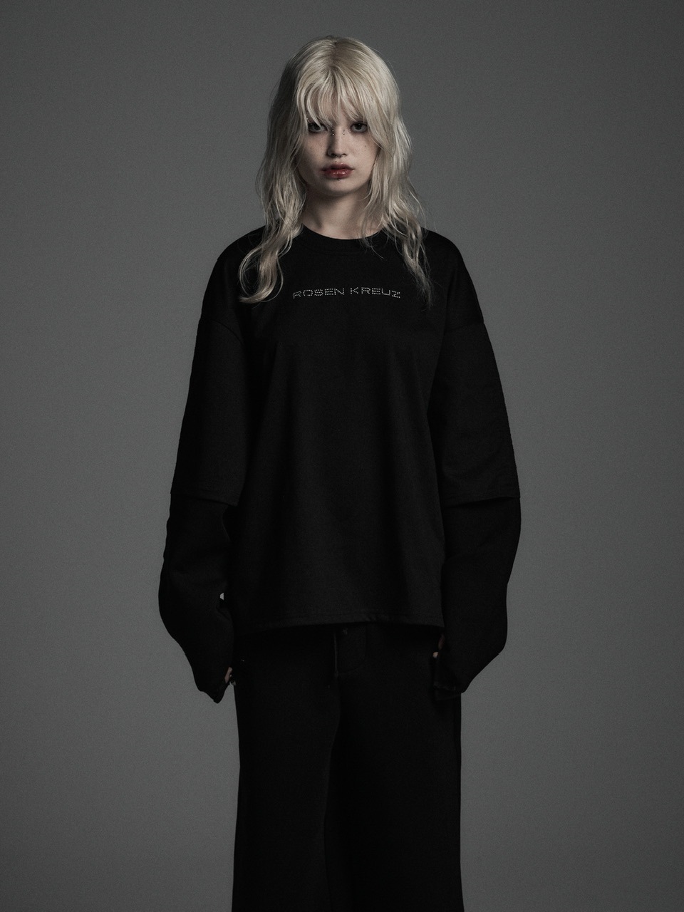 Rosen Kreuz】the taste“V” LAYERED LONG SLEEVES | OUR BRAND,Rosen