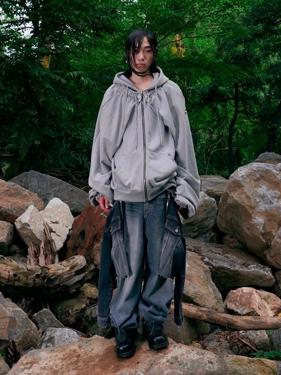 3/9再入荷【SURGERY】surgery pants sleeves remake hood jacket