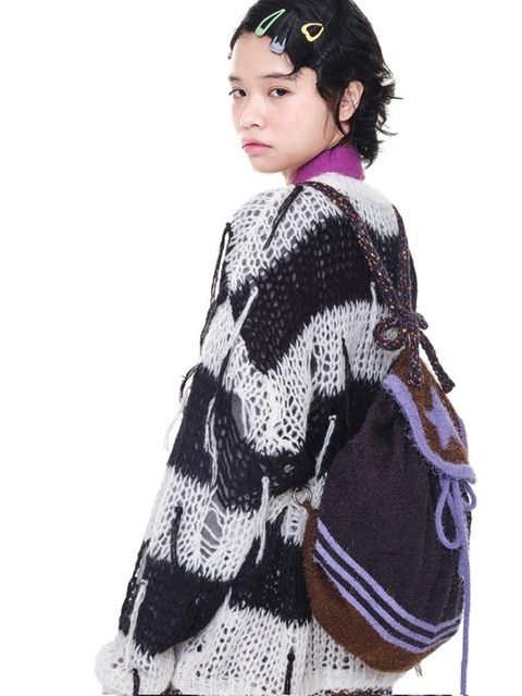 ★早期完売★YOUTHBATH★Star st knit back pack★日本未入荷★ YOUTHBATH】Star st knit back pack | OUR BRAND,YOUTHBATH