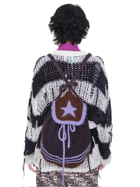 【YOUTHBATH】Star st knit back pack