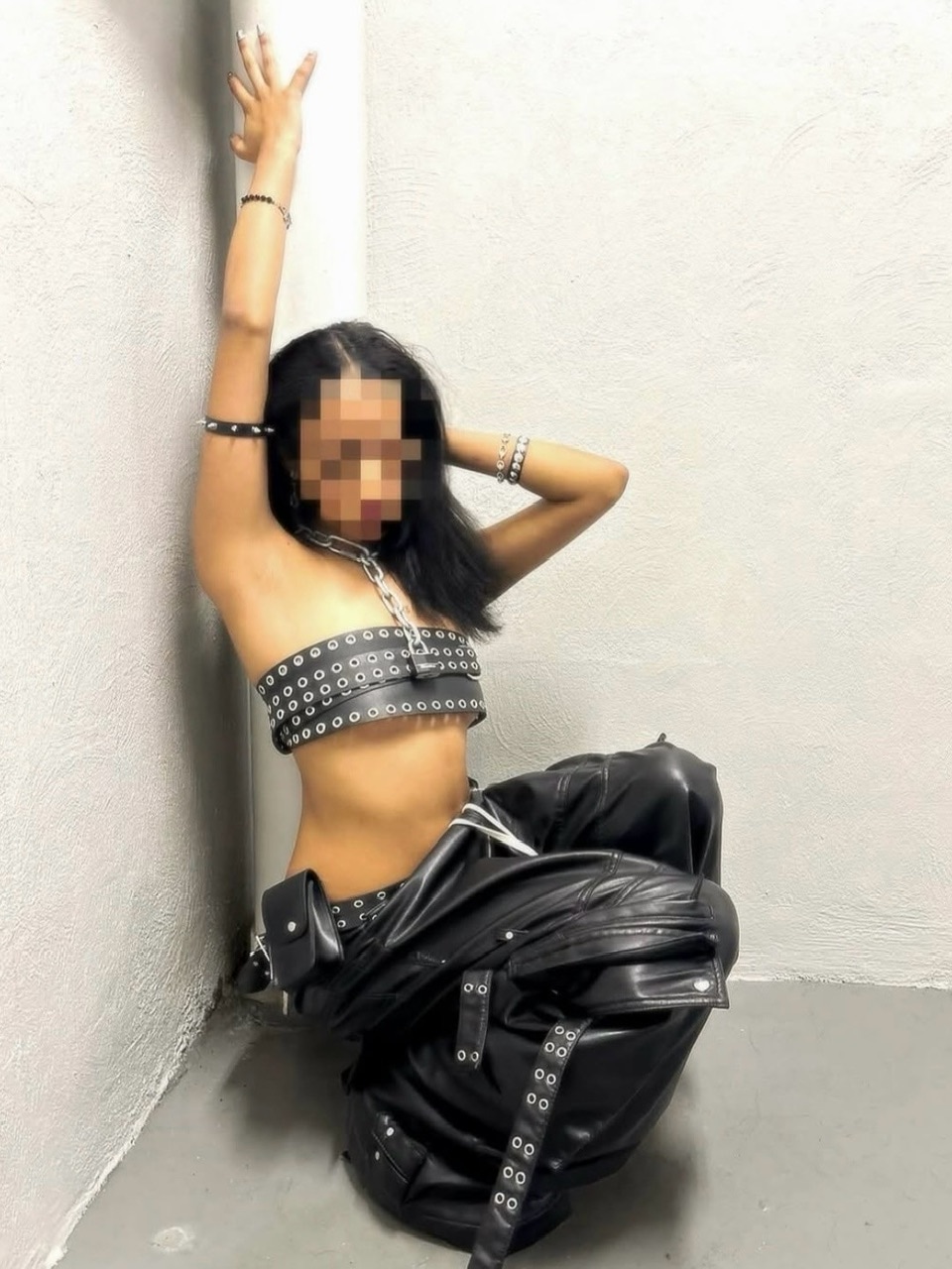 CozyWorldwide CHAØS LEATHER CARGO PANTS GHIDØRAH CHAØS LEATHER CARGO PANTS