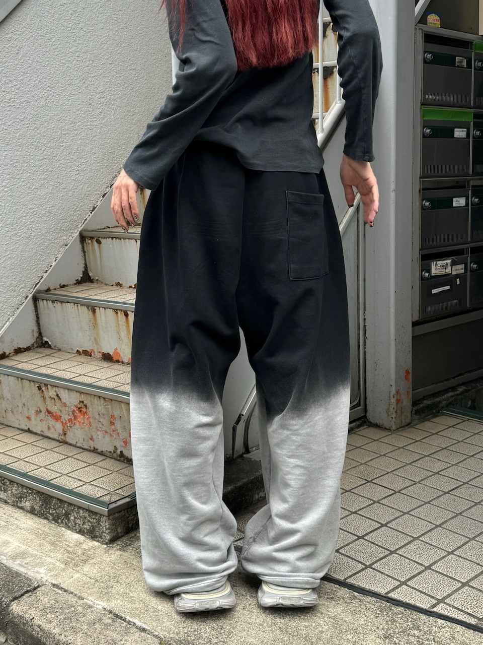 パンツ So CG-pants 受注制【Chikashitsu +】gradation drawstring sweat pants