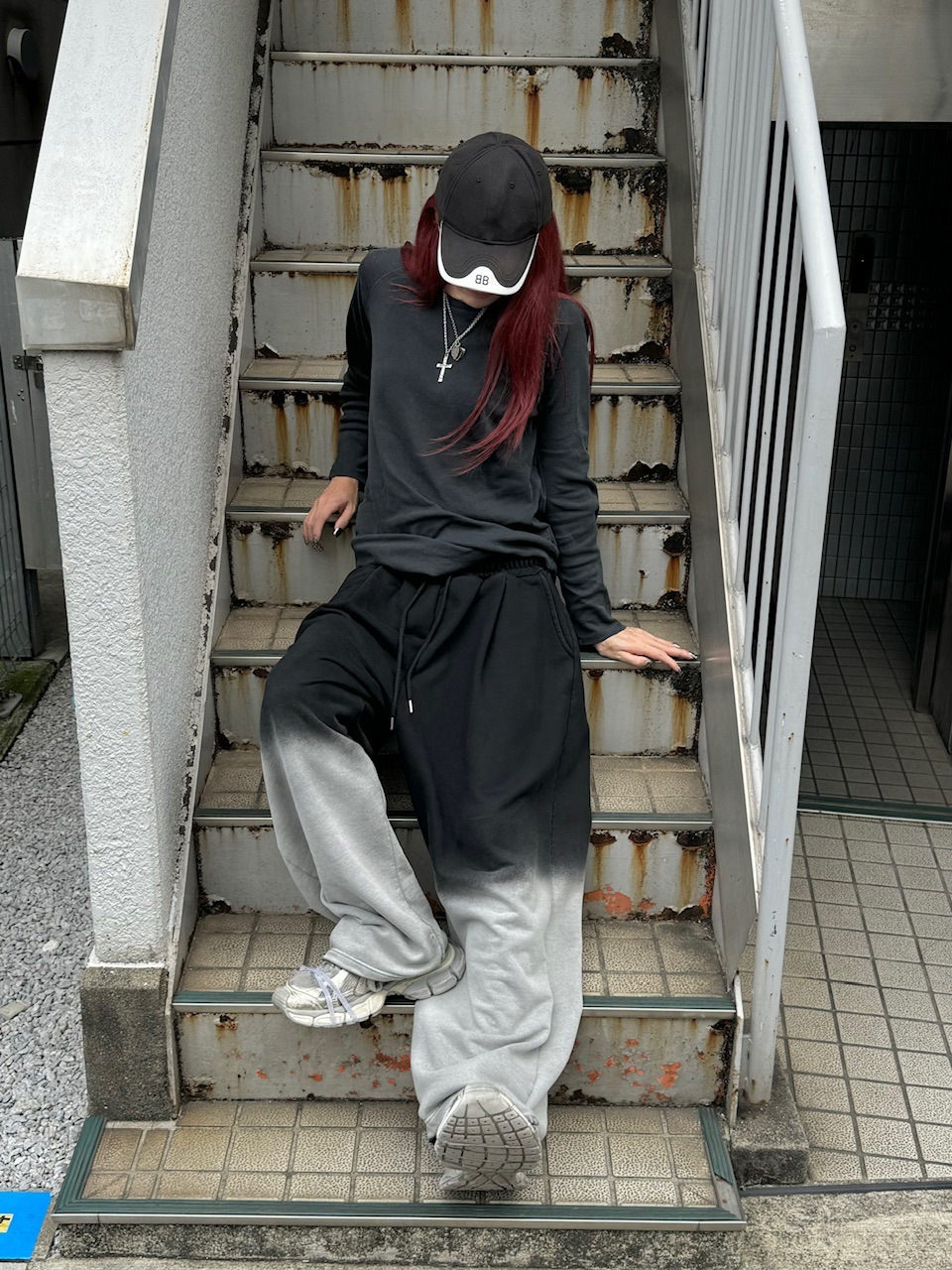 Chikashitsu +】simple slacks（スラックス）｜Chikashitsu +