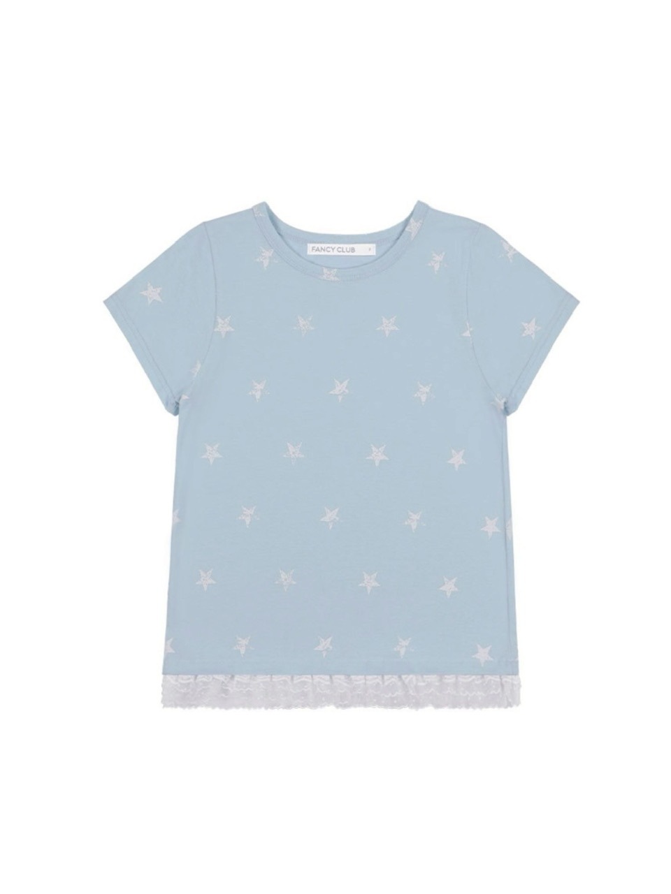 ★FANCYCLUB★LACE STAR LAYERED TEE (SKY BLUE) ★正規品/人気 FANCY CLUB】Lace Star Layered Tee | OUR BRAND,FANCY CLUB