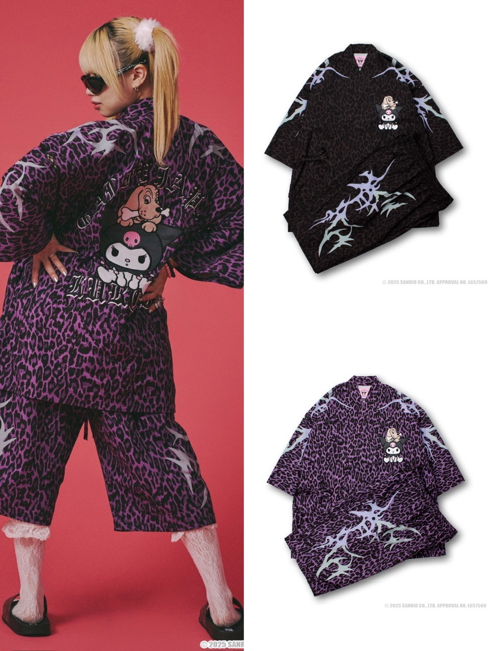 KUROMI × GALFY 甚平　クロミ×ガルフィ GALFY×KUROMI】クロミちゃんとGALFYの甚平 | OUR BRAND,GALFY