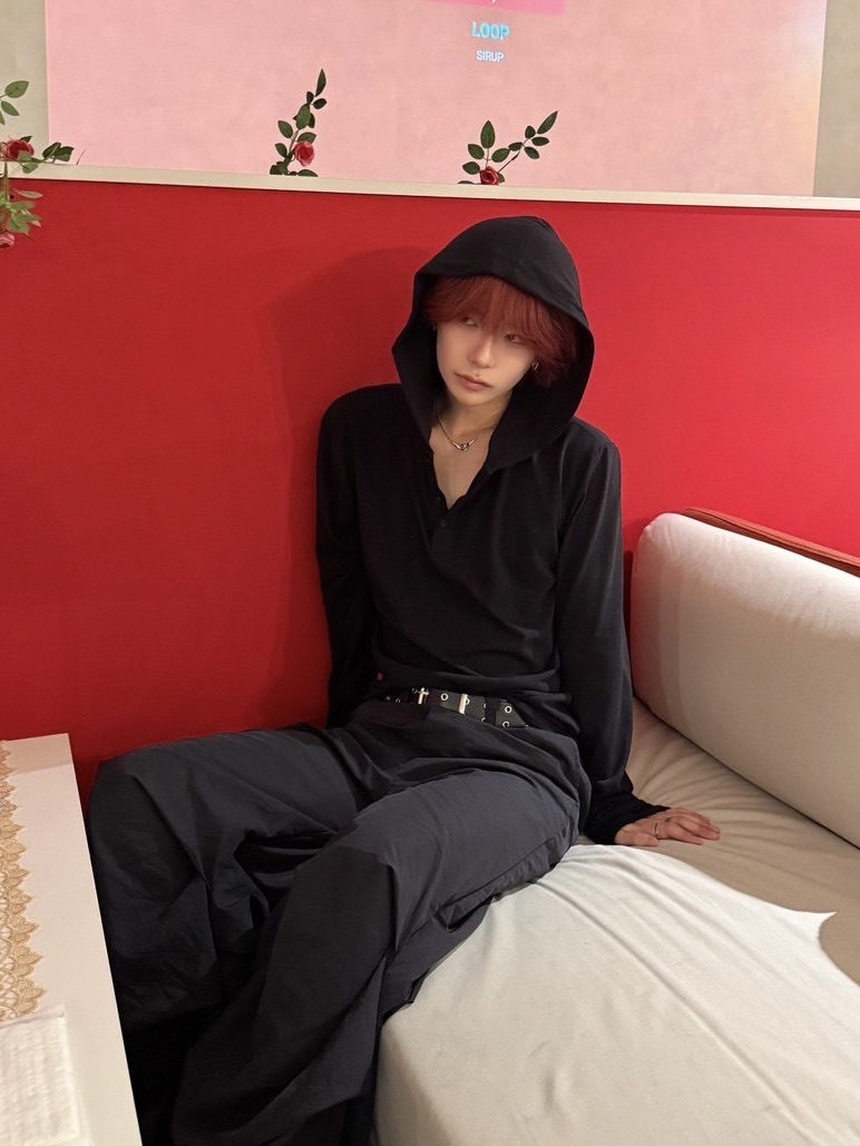 ★TWICE着用BRAND★LUV IS TRUE★DN COLOR BLOCK PANTS P3043_EF0363_d1