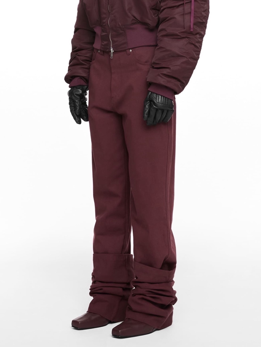 【NACHE】REVERSE COTTON PANTS