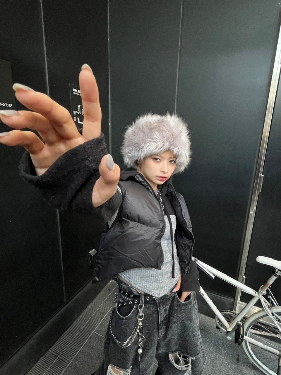 帽子 THE RED THREAD S haute fur hat gray mix 受注制【Never mind the XU】fur hat (5color) | OUR BRAND,Never mind