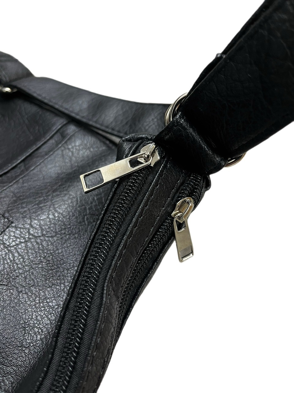 バッグ u.under_wood ZIP PU LEATHER BAG 2953B 受注制【Never mind the XU】3way ring leather bag / 【ネバー