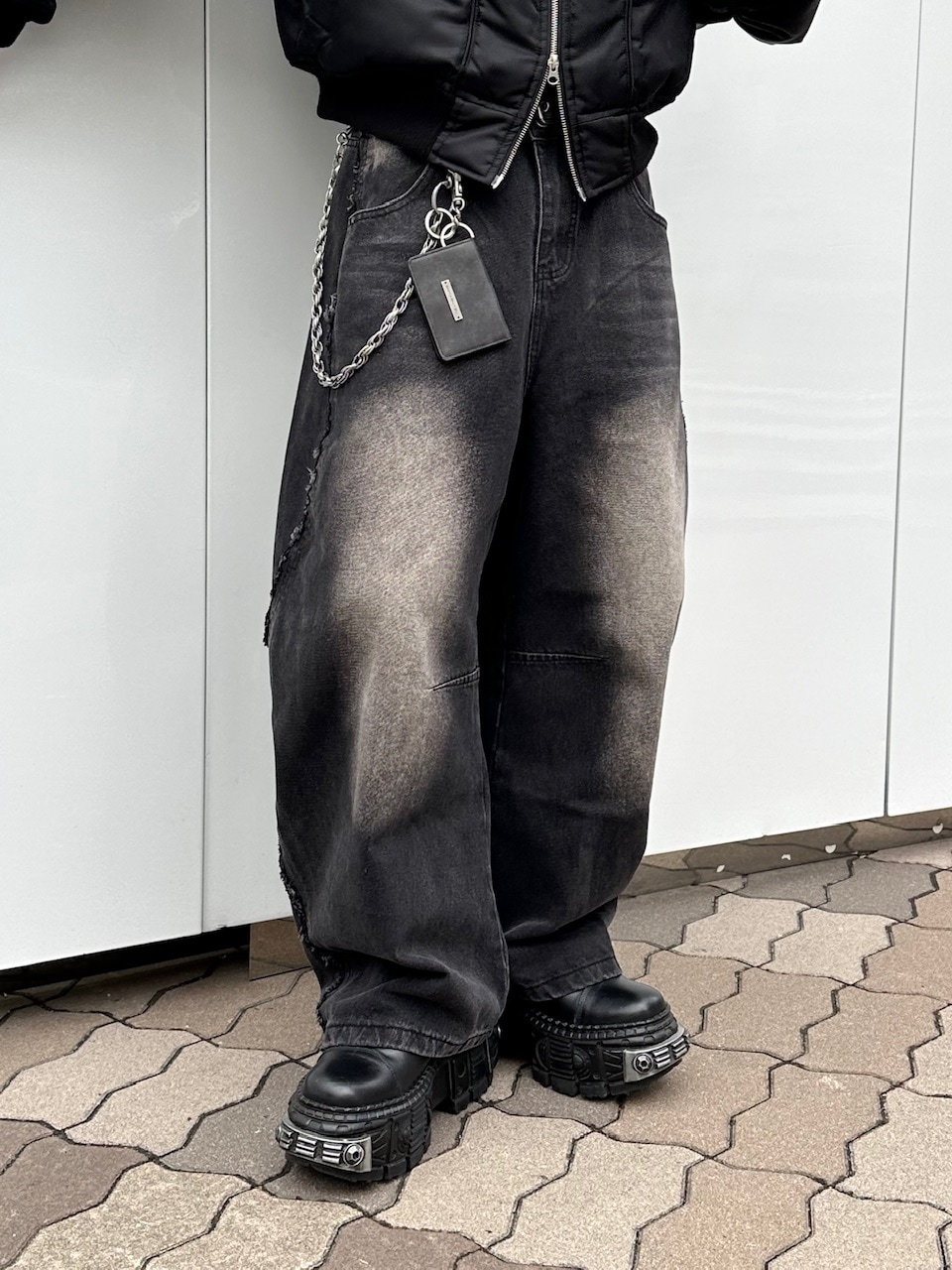大阪店WEB限定【Chikashitsu +】maximum balloon denim pants