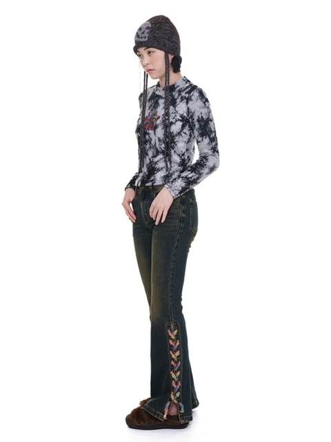 【YOUTHBATH】Skull beads beanie