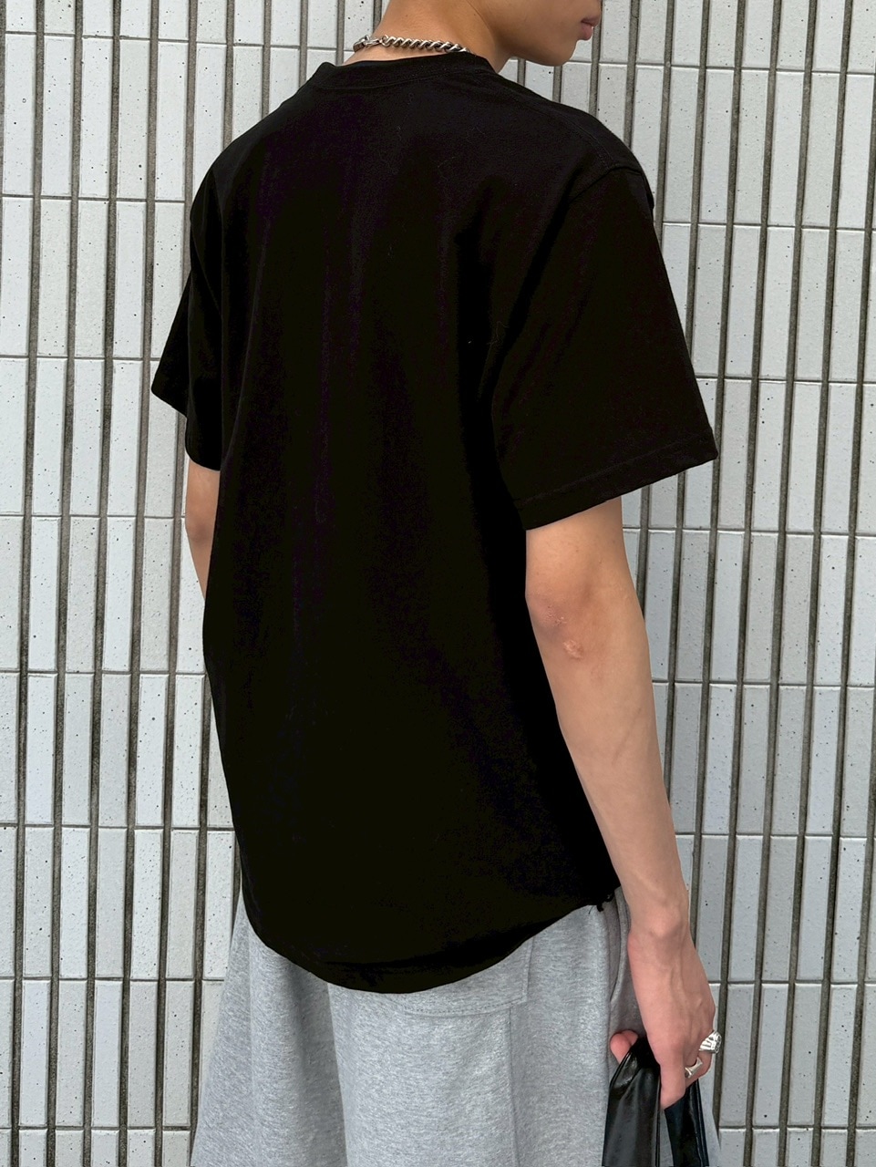 受注制【Chikashitsu +】messaging lettering t-shirt (3color
