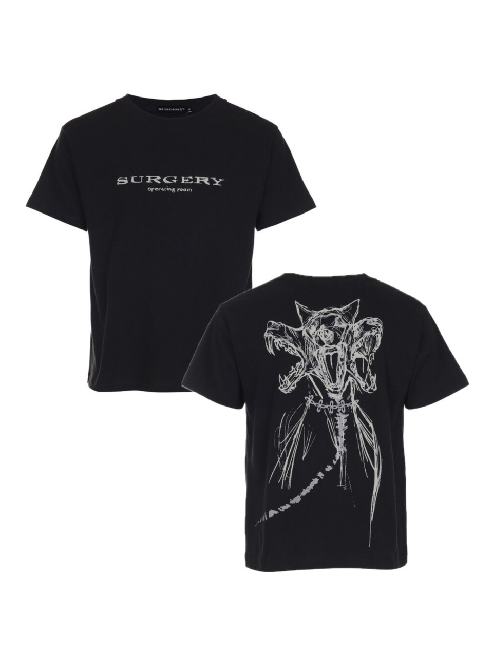 貴重レア★ EXILE★24karatsスワロフスキーTシャツ　入手困難美品 SURGERY】surgery 3-head cerberus t-shirts / 【サージェリー】サー