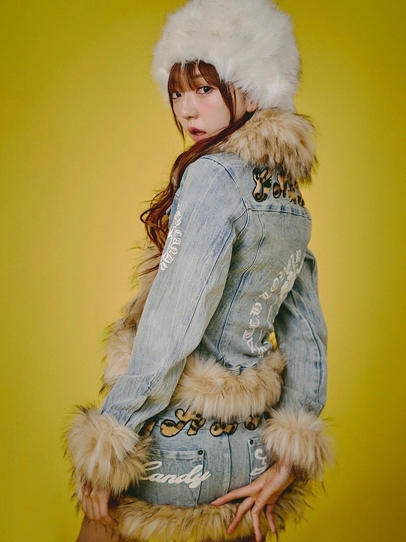 GALFY】ぎゃるちゃんファーデニムJKT | OUR BRAND,GALFY | PRESSING