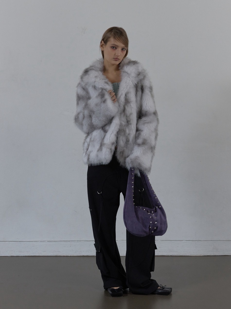 SETUP‐EXE】FAUX FUR JACKET / 【セットアップエグゼ】ハイネック