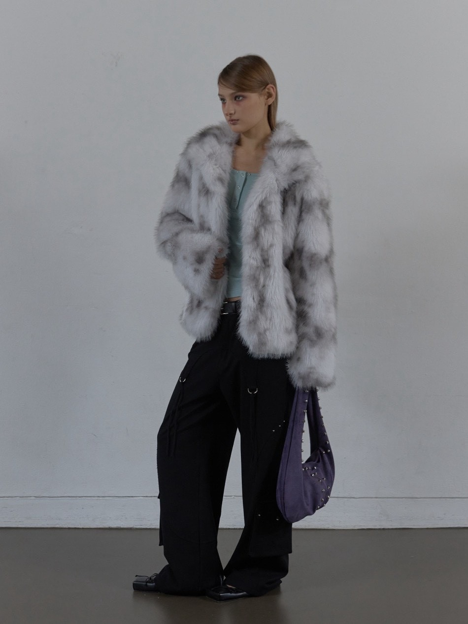 SETUP‐EXE】FAUX FUR JACKET / 【セットアップエグゼ】ハイネック