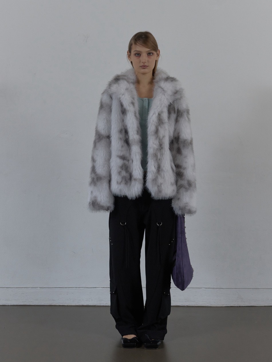 SETUP‐EXE】FAUX FUR JACKET / 【セットアップエグゼ】ハイネック