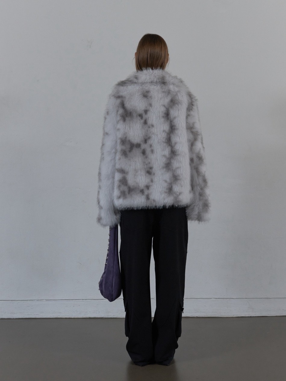 SETUP‐EXE】FAUX FUR JACKET / 【セットアップエグゼ】ハイネック