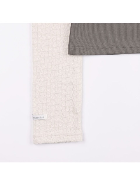 FANCY CLUB】KNITTED HOOD BOLERO SET UP / 【ファンシークラブ