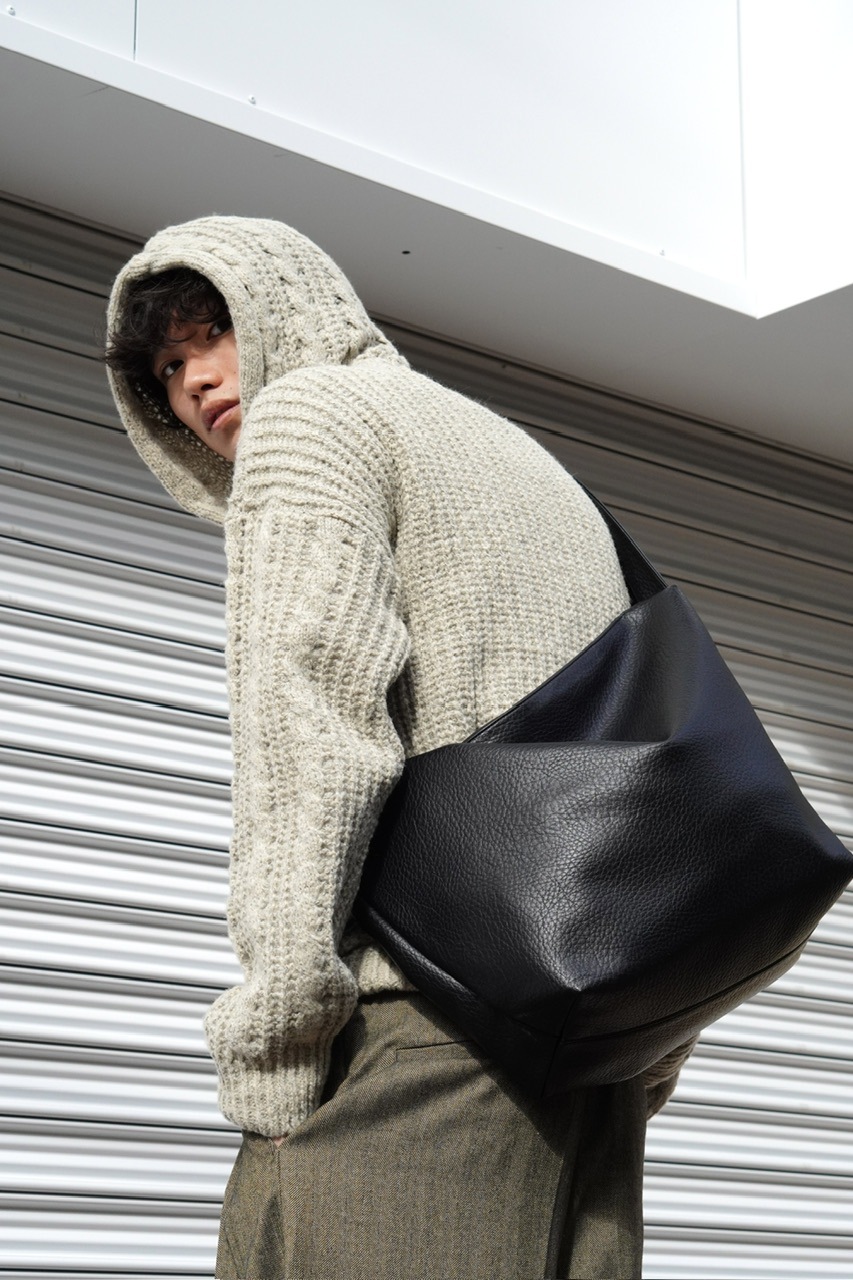 東京店WEB限定【Chikashitsu +】eco leather cross bag (2color) | OUR