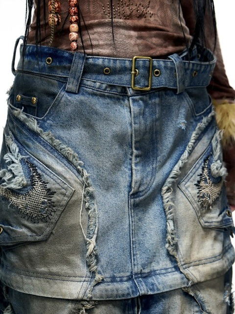 【新品】PERSONSOUL Disassemble denim skirt PERSONSOUL】Disassemble denim skirt | OUR BRAND,PERSONSOUL