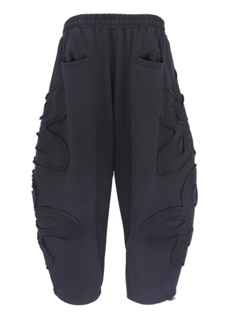 ★送料・関税込★SLOW ACID★Stitch Embroidery Fleece Pant.s★ ☆送料・関税込☆SLOW ACID☆Stitch Embroidery Fleece Pant.s