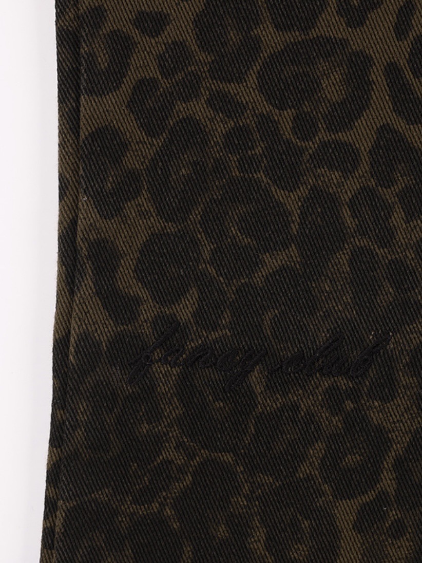 FANCY CLUB】LEOPARD BOOTCUT PANTS | OUR BRAND,FANCY CLUB