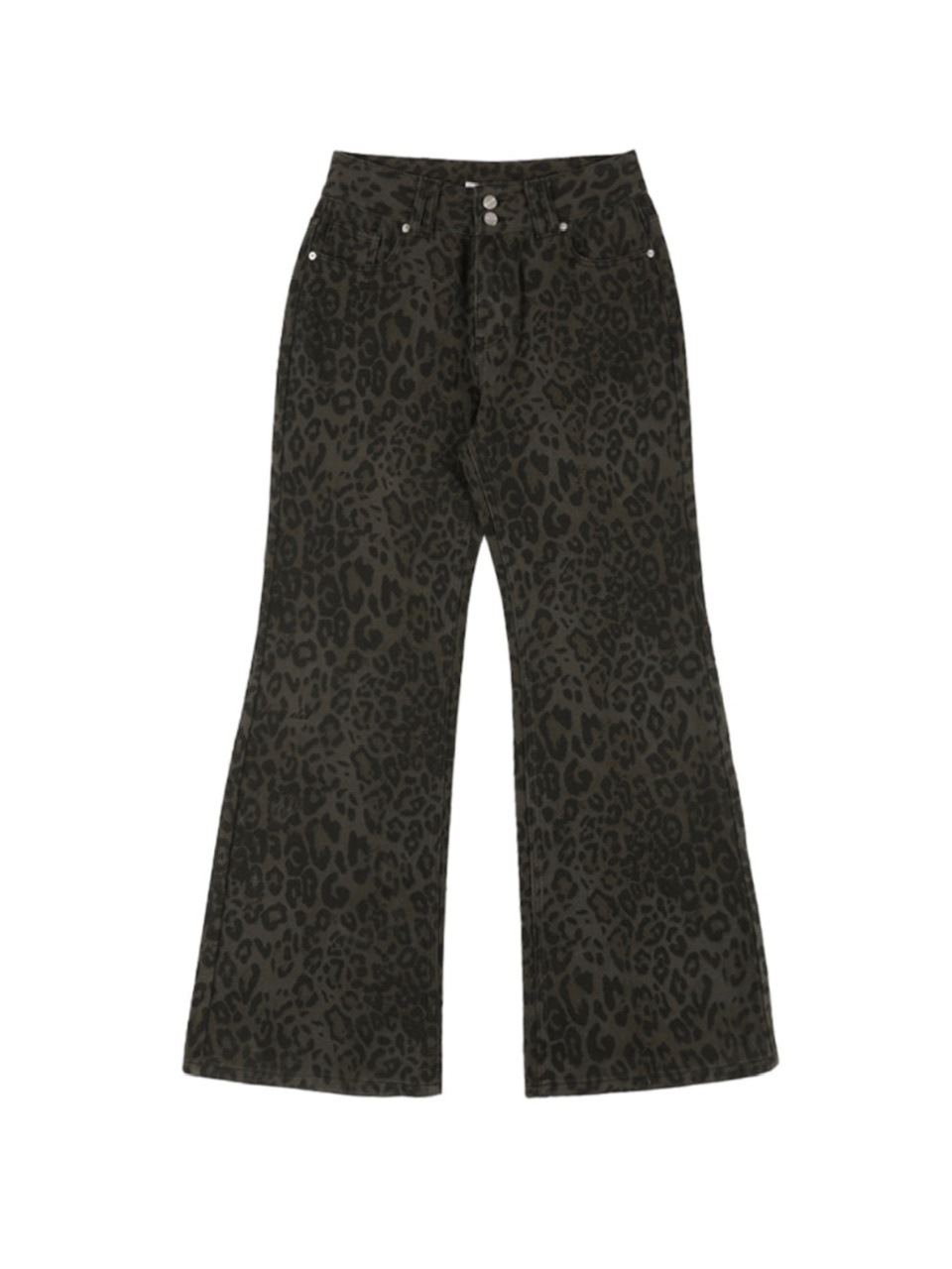 【FANCY CLUB】韓国人気/送料関税込★LEOPARD BOOTS CUT PANTS★ FANCY CLUB】LEOPARD BOOTCUT PANTS | OUR BRAND,FANCY CLUB