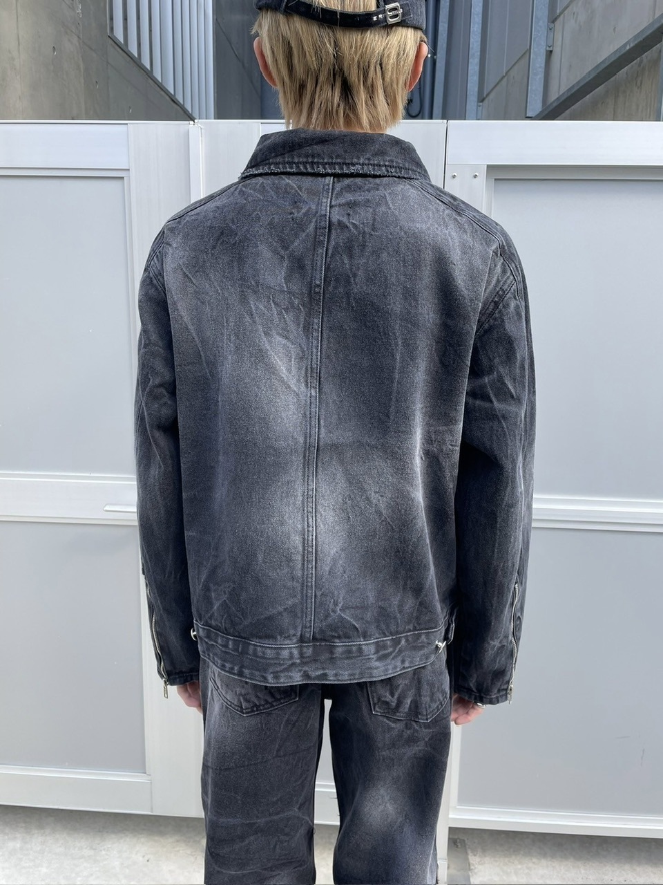 受注制【nmtc +】side zip denim jacket