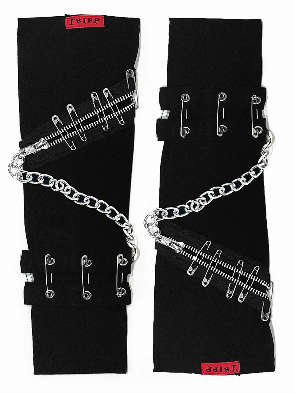 【TRIPP NYC】SAEFTY PIN CHAIN ARMWARMER