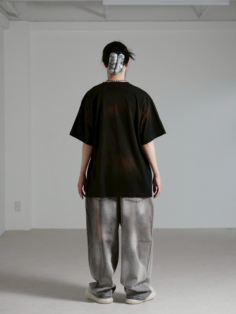 その他 tishi 受注制【Chikashitsu +】pigment big star t-shirt (2color