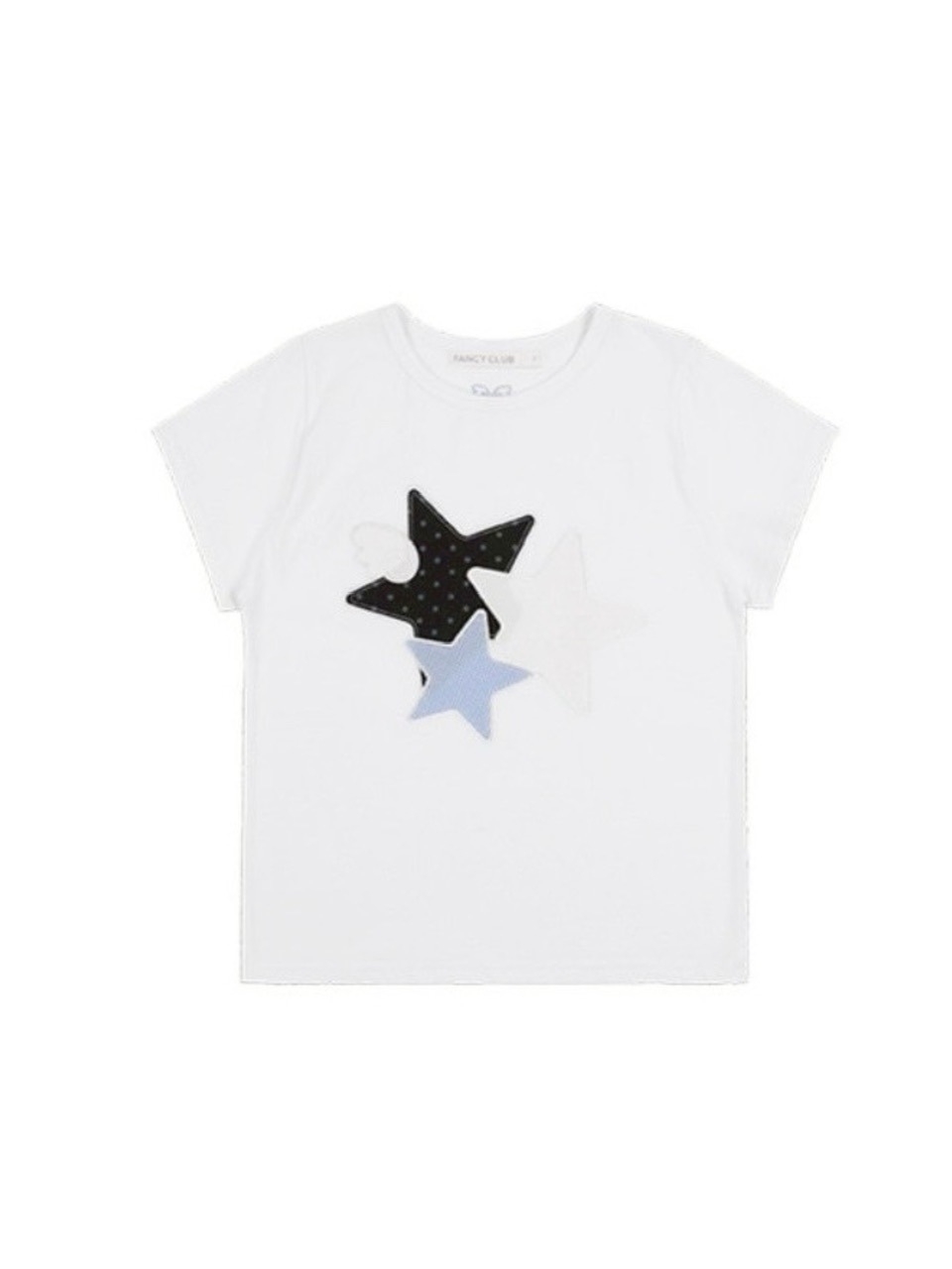 ★FANCY CLUB★ ミックススター エンジェル パッチ Tシャツ FANCY CLUB】Mix Star Angel Patch Tee | OUR BRAND,FANCY CLUB