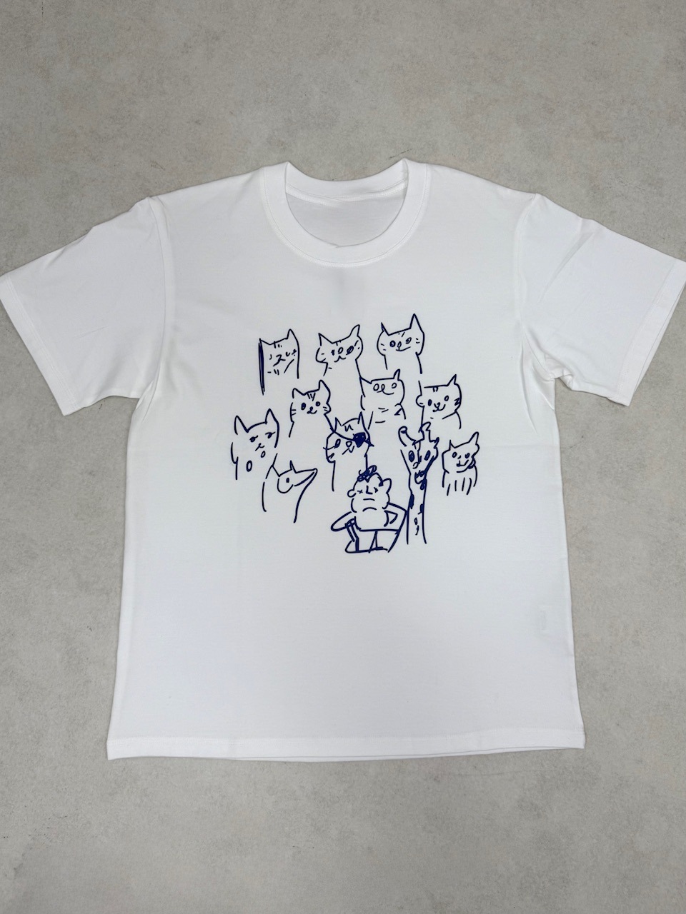 Nerd out XU】lots of neko tee / 【ナードアウトエックスユー