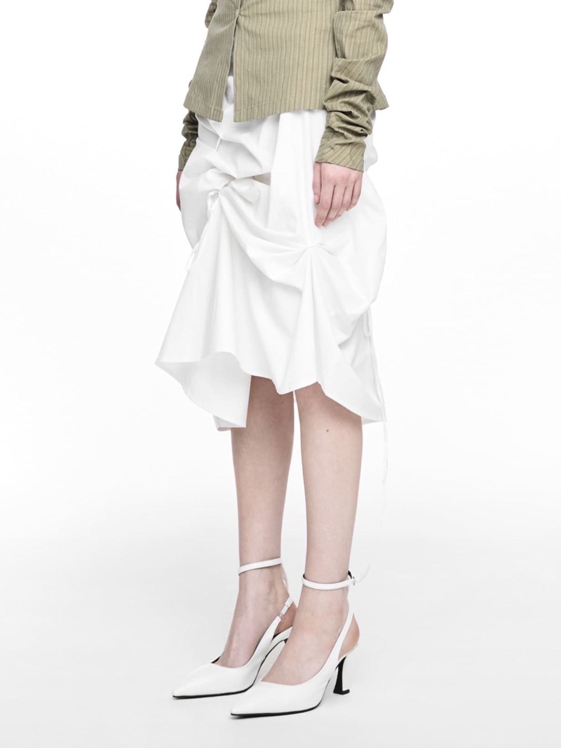 【NACHE】STRAP PULLED SKIRT