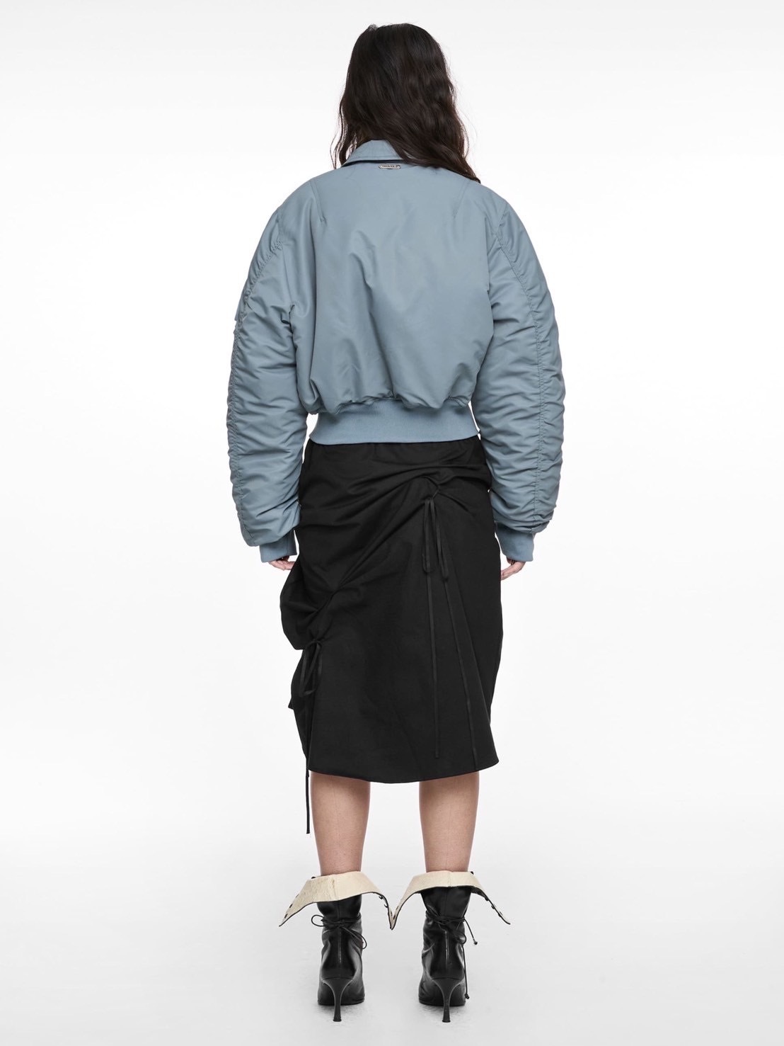 【NACHE】STRAP PULLED SKIRT