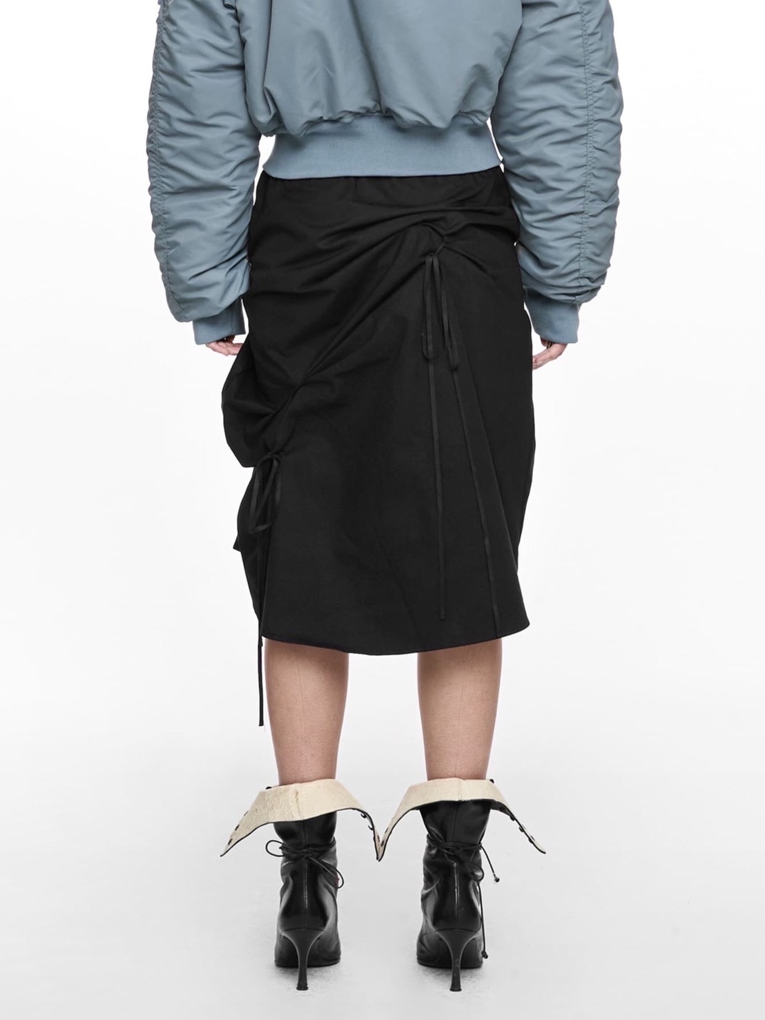 【NACHE】STRAP PULLED SKIRT