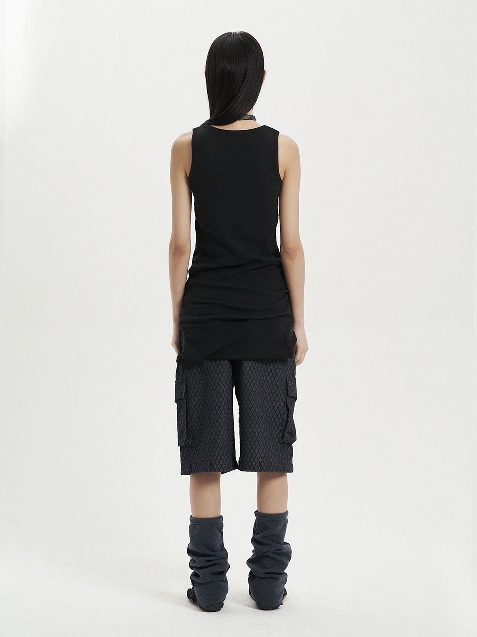 【SETUP‐EXE】UP DOWN STITCH SLEEVELESS