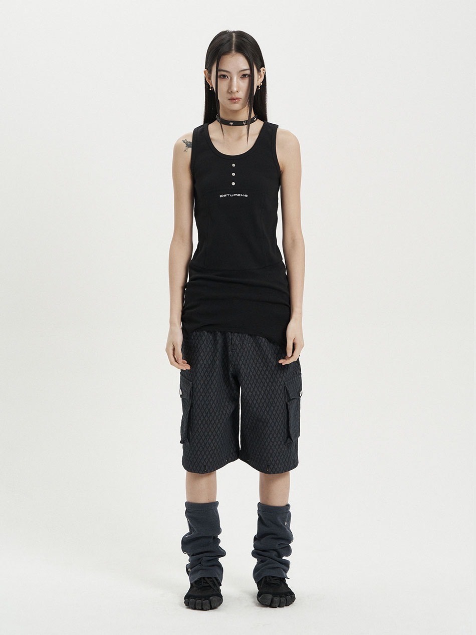 SETUP‐EXE】UP DOWN STITCH SLEEVELESS | OUR BRAND,SETUP-EXE