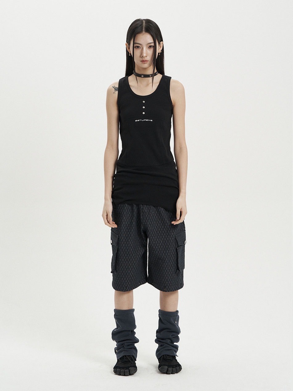 【SETUP‐EXE】UP DOWN STITCH SLEEVELESS