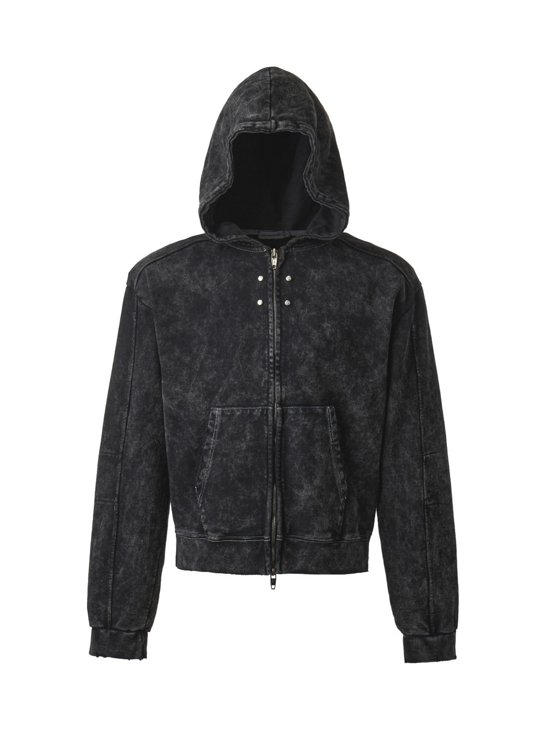 ANOTHERYOUTH】overdyed crop zip-up hoodie | OUR BRAND,ANOTHERYOUTH